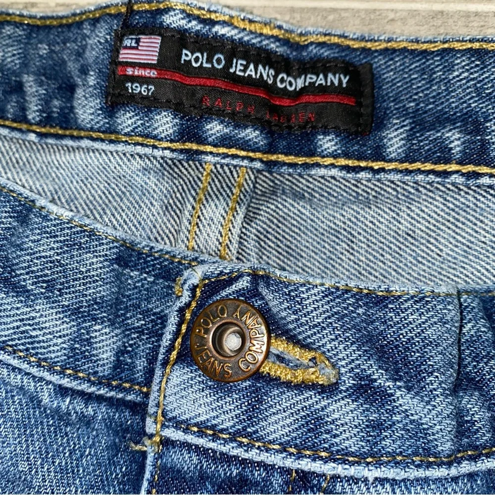VTG Ralph Lauren Polo Jeans Co RL Woodrow Baggy Wide Leg Mens 38x32 Y2K Skater_11